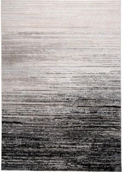 Micah 3337F 3'11" x 6' Black/Gray Rug