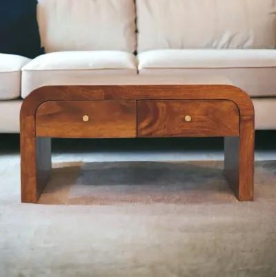 Artisan Furniture Darcy 4 Drawer Solid Wood  Coffee Table