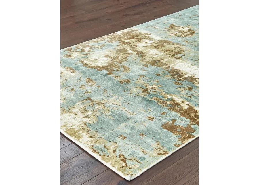 Formations 8' x 10' Blue Rug