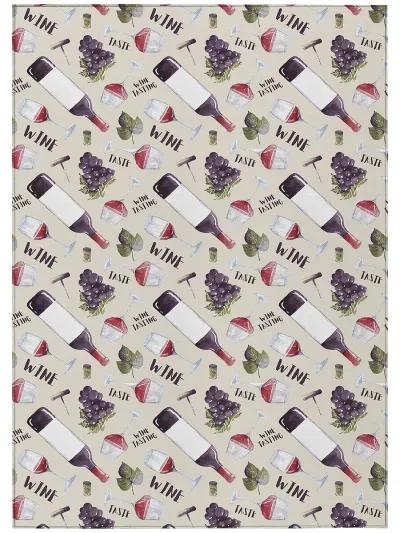 Kendall KE14 Putty 30" x 46" Rug