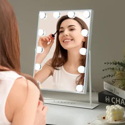 12''  � 16'' in Hollywood  Vanity Makeup Mirror With Lights 12 LED Bulbs