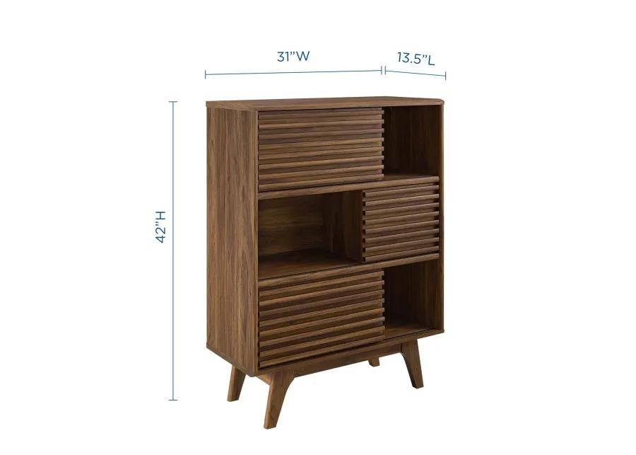 Render Three-Tier Display Storage Cabinet Stand