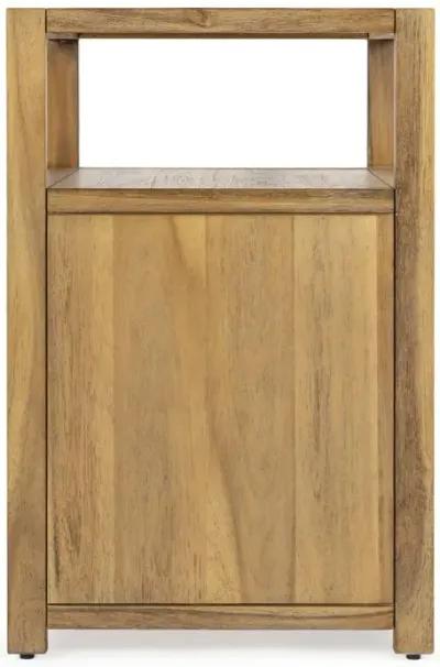 Contemporary Natural Wood Nightstand, Belen Kox