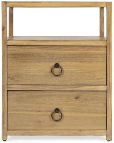 Contemporary Natural Wood Nightstand, Belen Kox