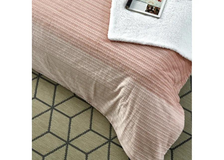 Cozy Tyme Laine Flannel Reversible Jacquard Throw 60"x70"