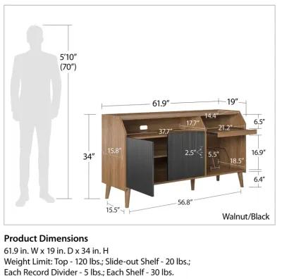 Magnolia TV Console/Record Station