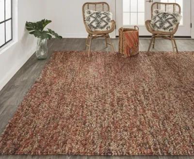 Berkeley 0821F Brown/Orange/Red 5' x 8' Rug