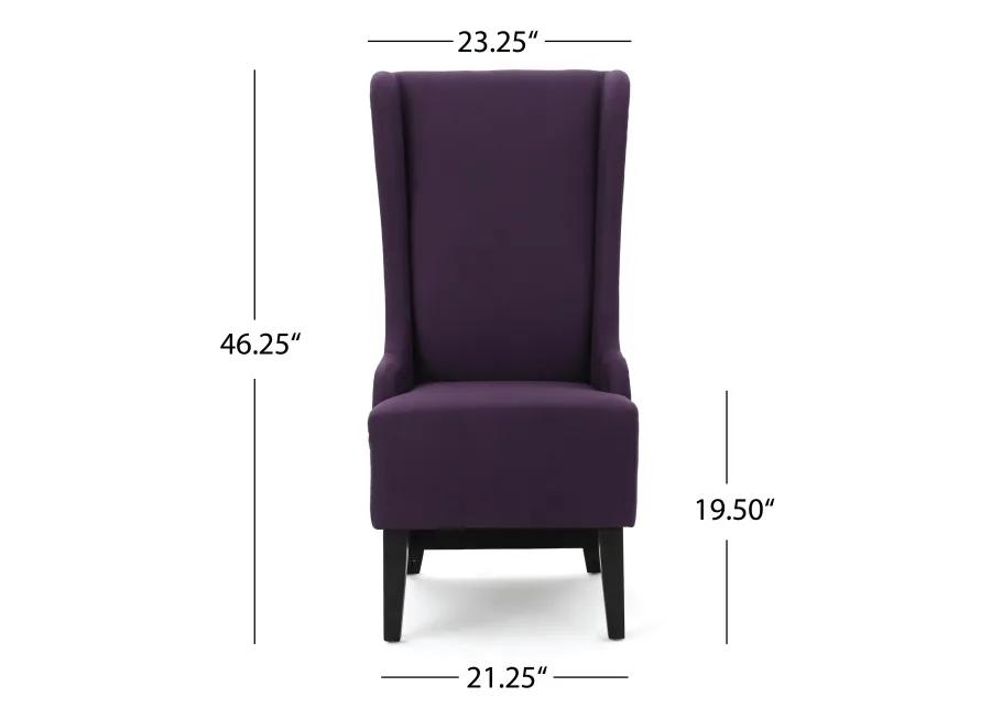 Merax Contemporary High Back Upholstered Dining Chair