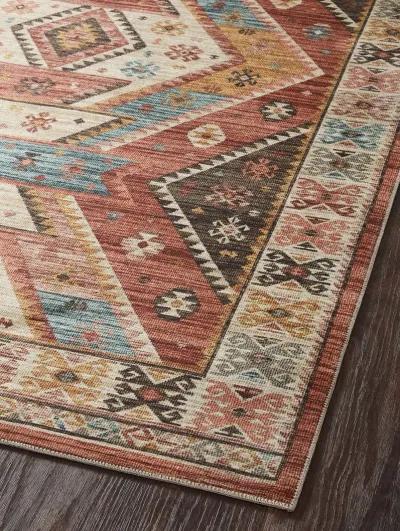 Zion ZIO05 Red/Multi 8'6" x 11'6" Rug