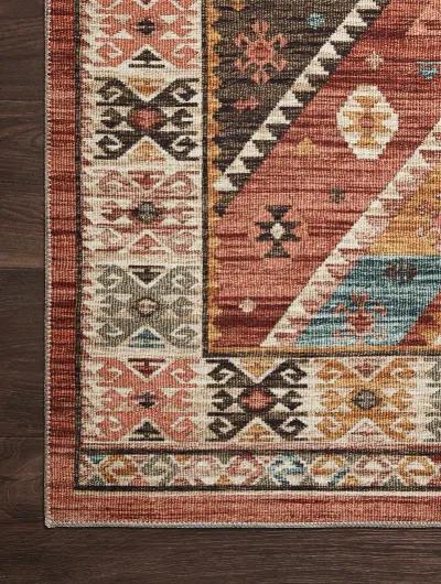 Zion ZIO05 Red/Multi 8'6" x 11'6" Rug