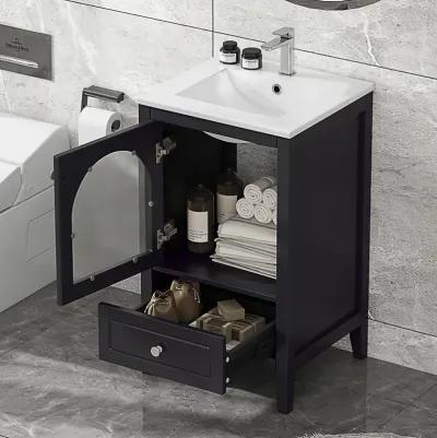 Merax Modern Bathroom Vanity with Sink