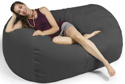 Jaxx 5.5 Foot Lounger Bean Bag Loveseat