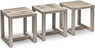 Venice Square Stools  - Champagne