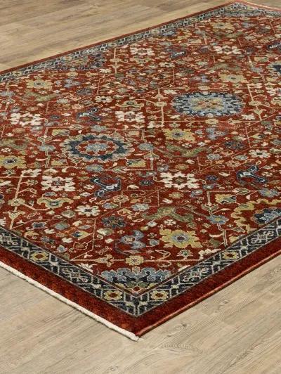 Aberdeen 6'7" x 9'6" Red Rug