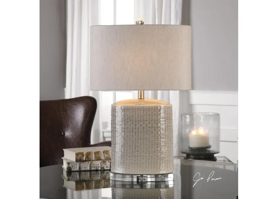 Uttermost Modica Taupe Ceramic Lamp