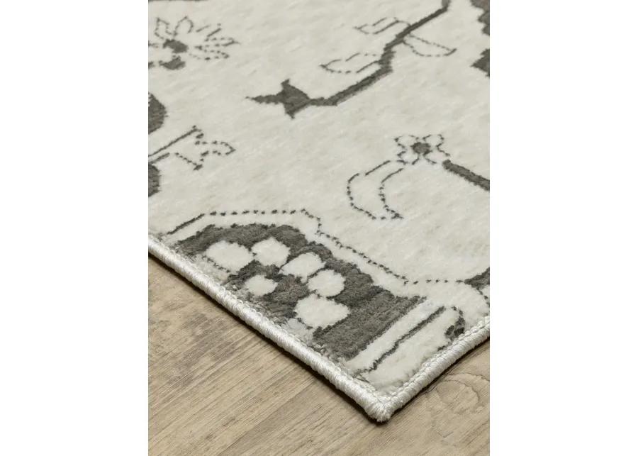 Intrigue 5'3" x 7'6" Ivory Rug