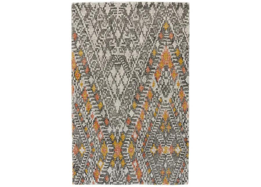 Arazad 8476F Gray/Ivory/Orange 9'6" x 13'6" Rug