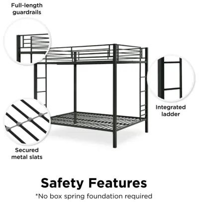 Parker Full over Full Metal Bunk Bed