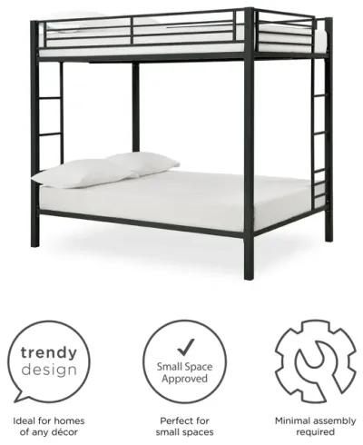 Atwater Living Parker Full over Full Metal Bunk Bed