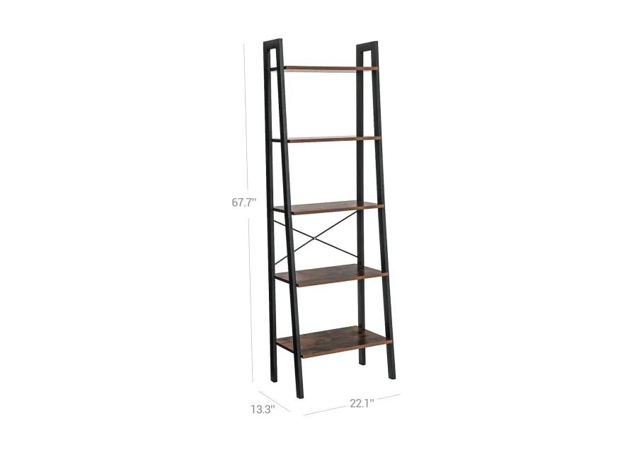 Vintage 5-Tier Plant Stand & Storage Rack – Metal Frame