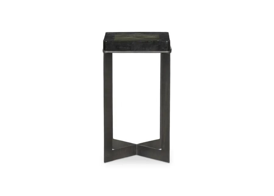 Lennie Cast Glass End Table