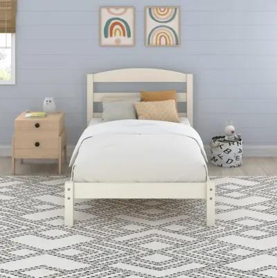 DHP Braylon Twin Bed, White