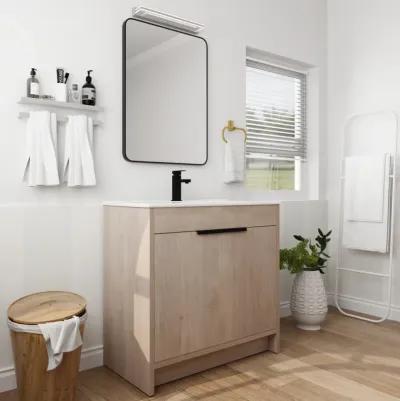 36 Inch Bathroom Vanity Plywood With 2 Drawers