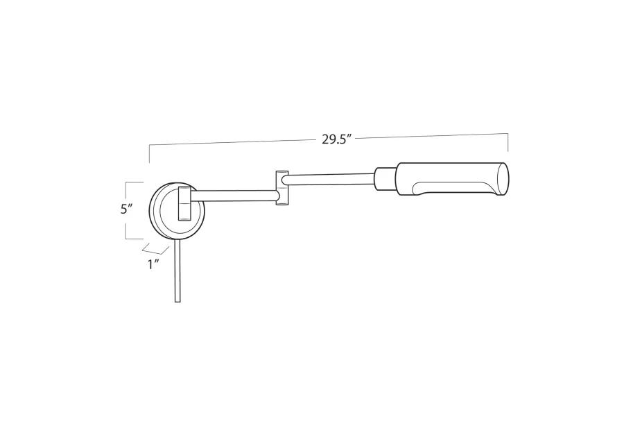 Noble Swing Arm Task Sconce