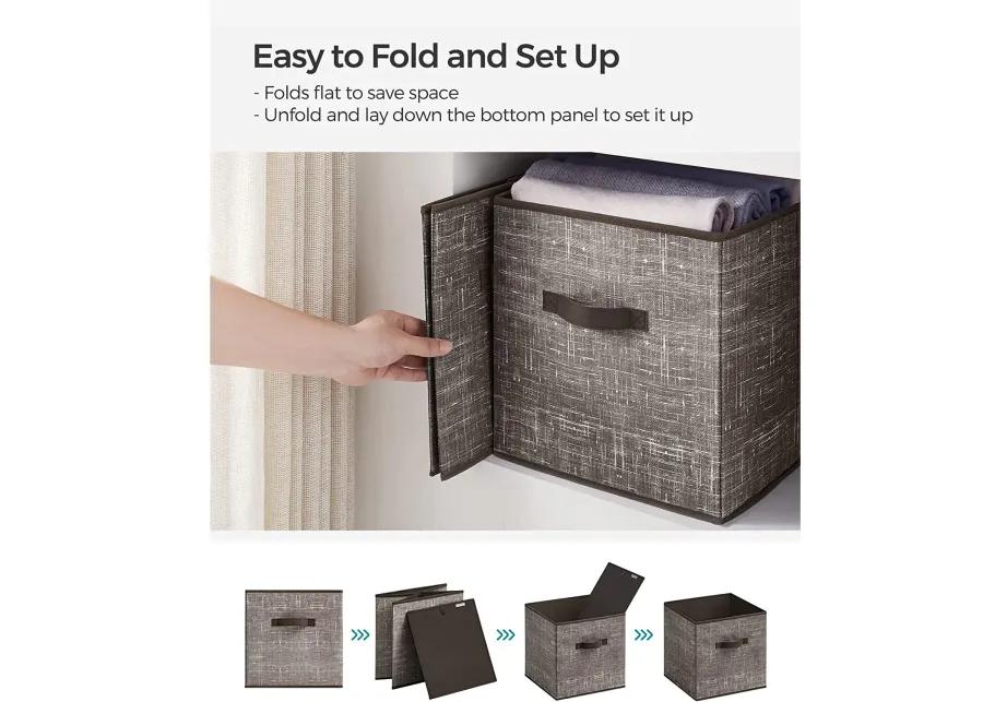 Non-Woven Fabric Storage Cubes with Double Handles