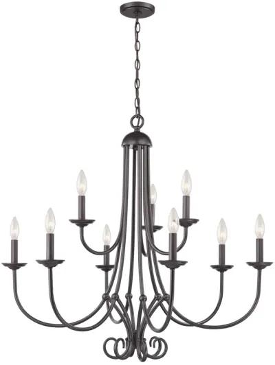 Williamsport 34'' Wide 9-Light Chandelier