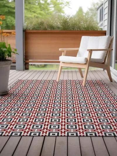 Marlo MO1 Red 10' x 14' Rug