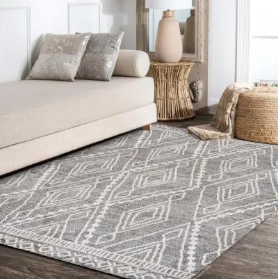 Rih Moroccan Style Diamond Area Rug