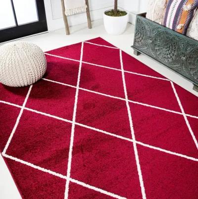 Cole Minimalist Diamond Trellis Area Rug