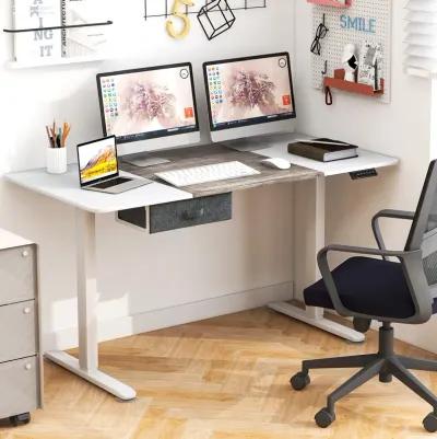 Height Adjustable Electric Standing Desk with USB Charging Port