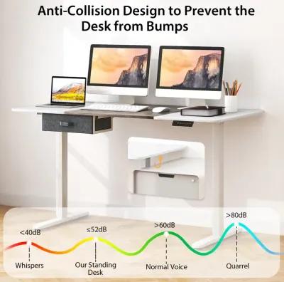 Height Adjustable Electric Standing Desk with USB Charging Port