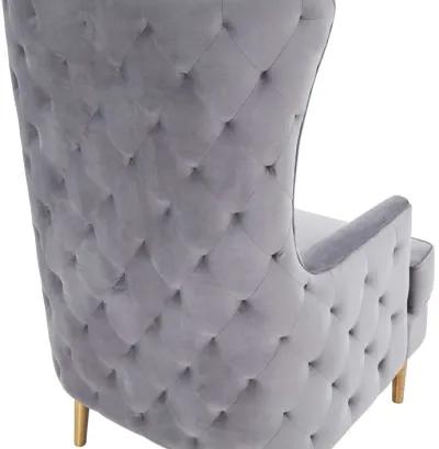 Alina Tall Tufted Back Chair by Inspire Me Home Decor