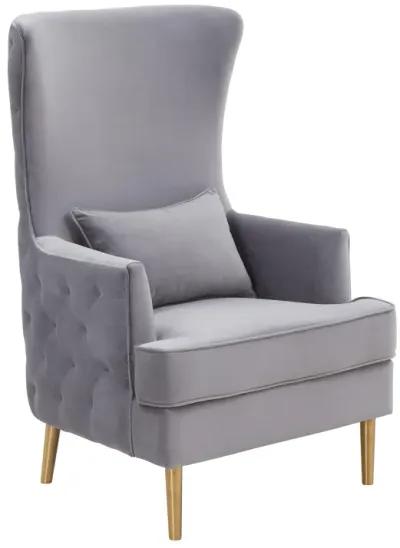 Alina Tall Tufted Back Chair by Inspire Me Home Decor