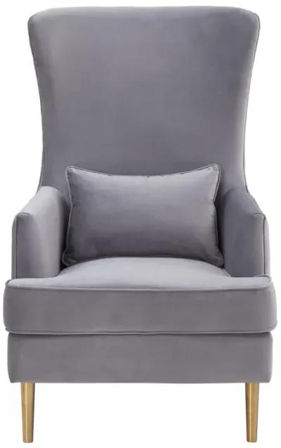 Alina Tall Tufted Back Chair by Inspire Me Home Decor