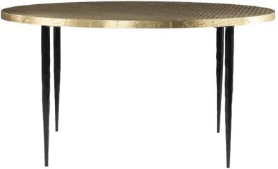 Judmont Round Cocktail Table w/Embossed Top