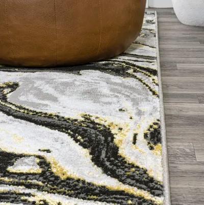 Swirl Marbled Abstract Area Rug