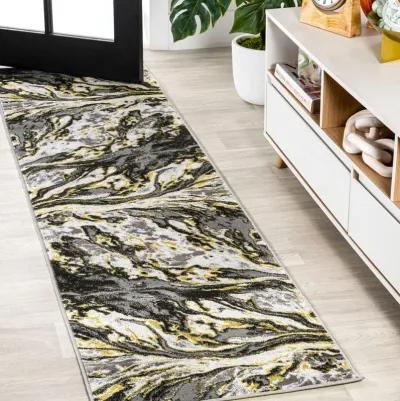 Swirl Marbled Abstract Area Rug