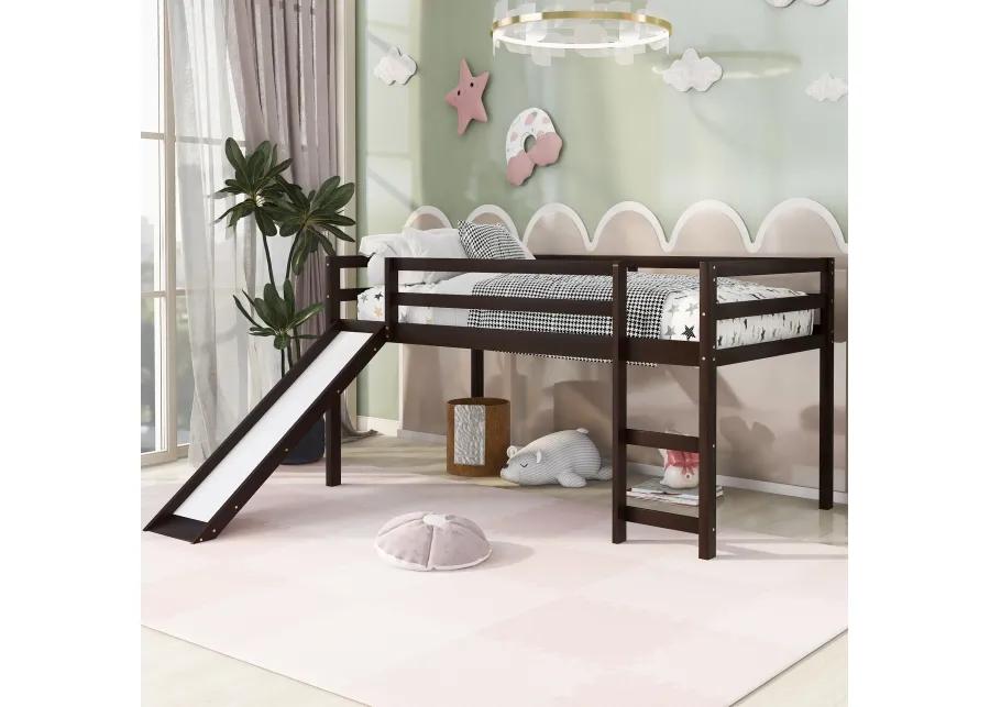 Merax Loft Bed with Slide