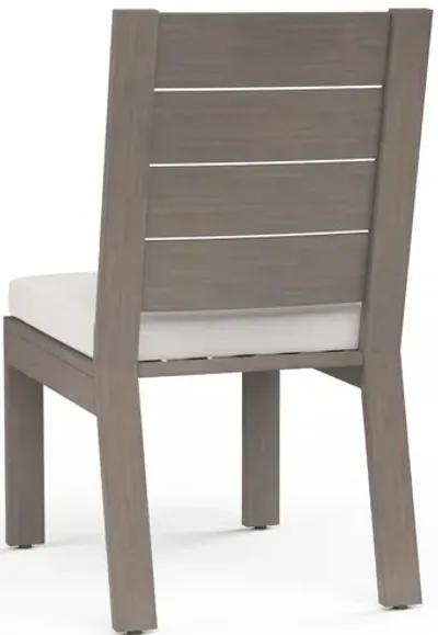 Laguna Armless Dining Chair in Canvas Flax, No Welt