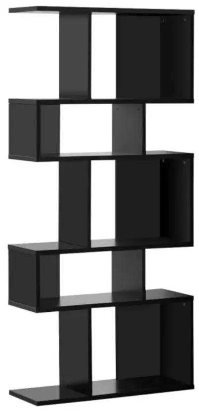 Hivago 5 Cubes Ladder Shelf Corner Bookshelf Display Rack Bookcase