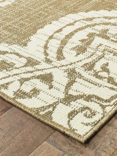 Marina 7'10" x 10'10" Tan Rug