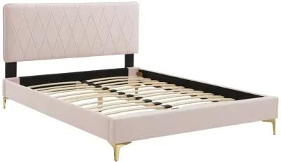 Modway - Phillipa Performance Velvet King Platform Bed