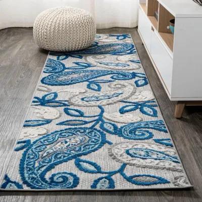 Julien Paisley High-Low Indoor/Outdoor Area Rug