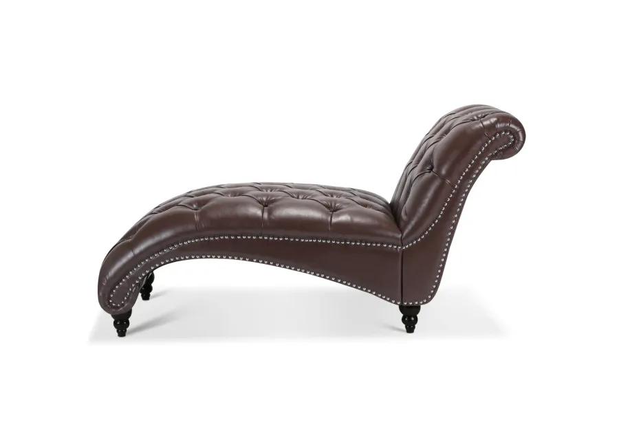 Tufted Armless Chaise Lounge