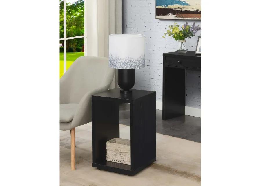 Convenience Concepts Northfield Admiral End Table with Shelf, Black