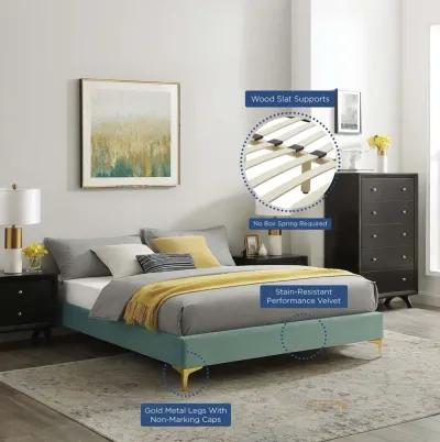 Modway - Sutton King Performance Velvet Bed Frame